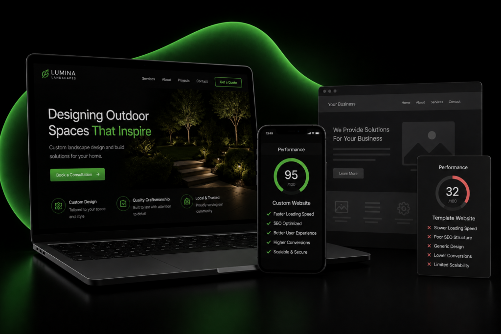 Why Custom Websites Perform Better Than Templates