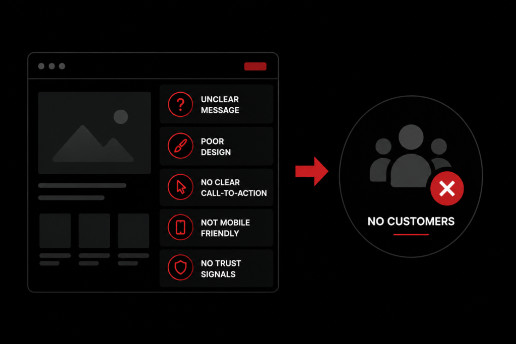 Why Most Small Business Websites Fail to Get Customers